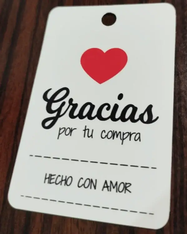 Etiquetas - Hecho con Amor - Imagen 3